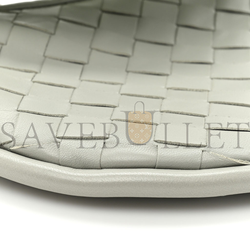 BOTTEGA VENETA NAPPA INTRECCIATO SMALL GEMELLI AGATE GREY GLACIER (25*18*6cm)