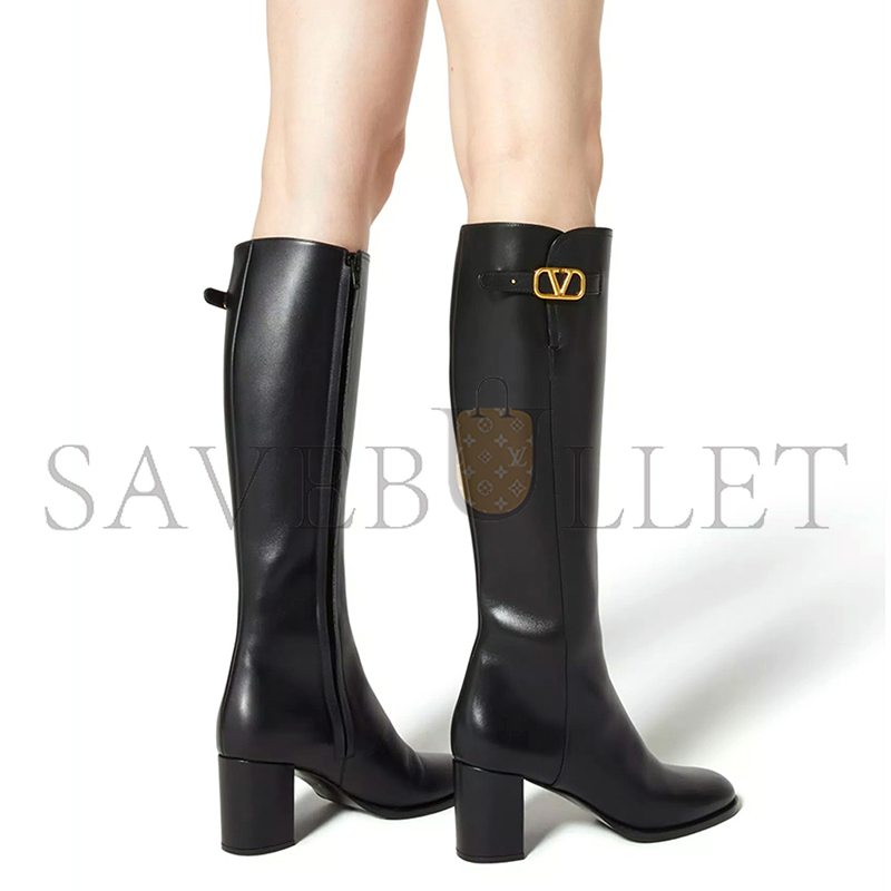 VALENTINO VLOGO SIGNATURE CALFSKIN BOOT 70MM 5W2S0HY0DSH_0NO VALENTINO VLOGO SIGNATURE CALFSKIN BOOT 70MM 5W2S0HY0DSH_0NO