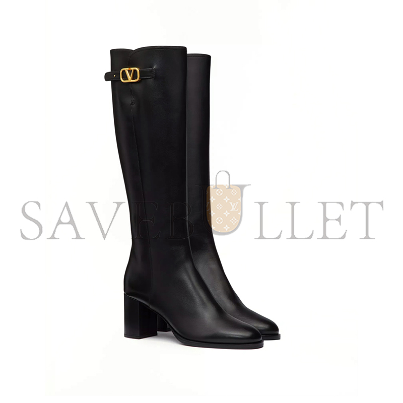 VALENTINO VLOGO SIGNATURE CALFSKIN BOOT 70MM 5W2S0HY0DSH_0NO VALENTINO VLOGO SIGNATURE CALFSKIN BOOT 70MM 5W2S0HY0DSH_0NO
