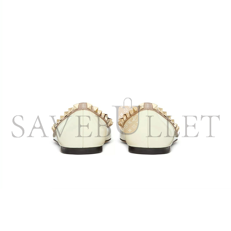 VALENTINO PATENT ROCKSTUD BALLET FLAT 5W2S0403VNW_L62 VALENTINO PATENT ROCKSTUD BALLET FLAT 5W2S0403VNW_L62
