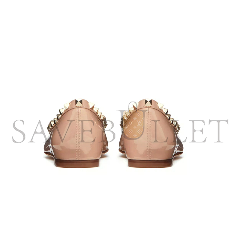 VALENTINO ROCKSTUD PATENT LEATHER BALLERINA 5W2S0HQ5VNW_GF9 VALENTINO ROCKSTUD PATENT LEATHER BALLERINA 5W2S0HQ5VNW_GF9