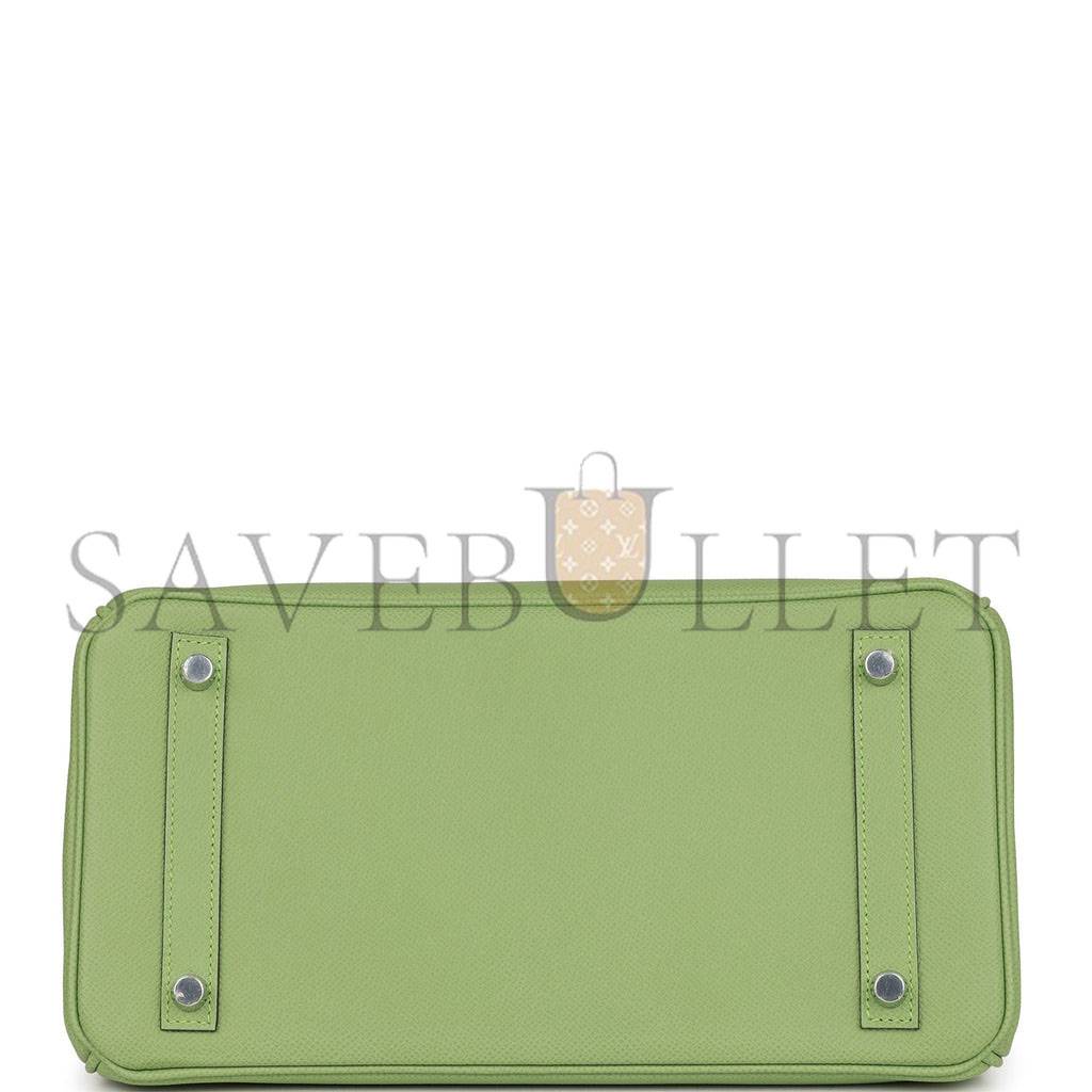 HERMES BIRKIN 30 VERT CRIQUET EPSOM PALLADIUM HARDWARE (30cm)