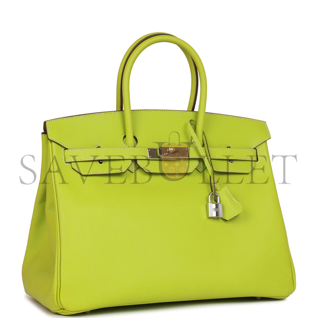 HERMES BIRKIN 35 KIWI CANDY EPSOM PALLADIUM HARDWARE (35cm)