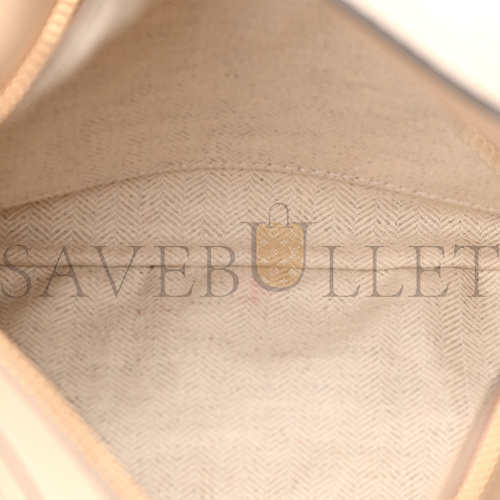 LOEWE CALFSKIN SMALL PUZZLE BAG DUSTY BEIGE SOFT WHITE (24*16.5*10.5cm)