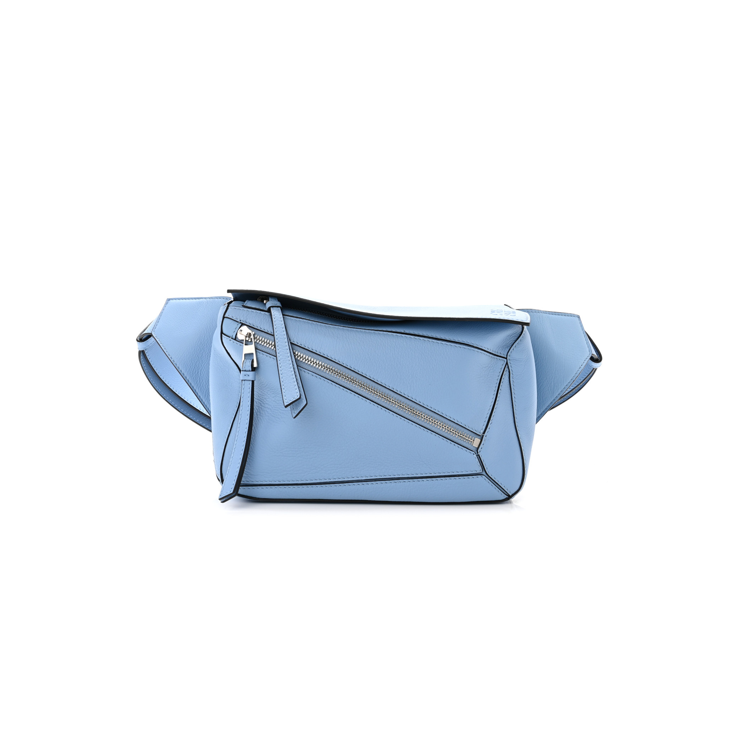 LOEWE CALFSKIN SMALL PUZZLE BUMBAG OLYMPIC BLUE (23*15*10cm)