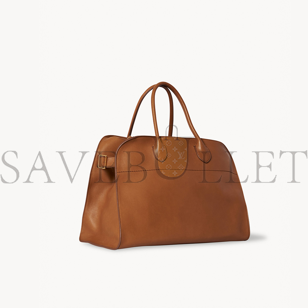 THE ROW SOFT MARGAUX 15 BAG IN LEATHER CUIR W1255L72CUSHG (38*28*23cm)