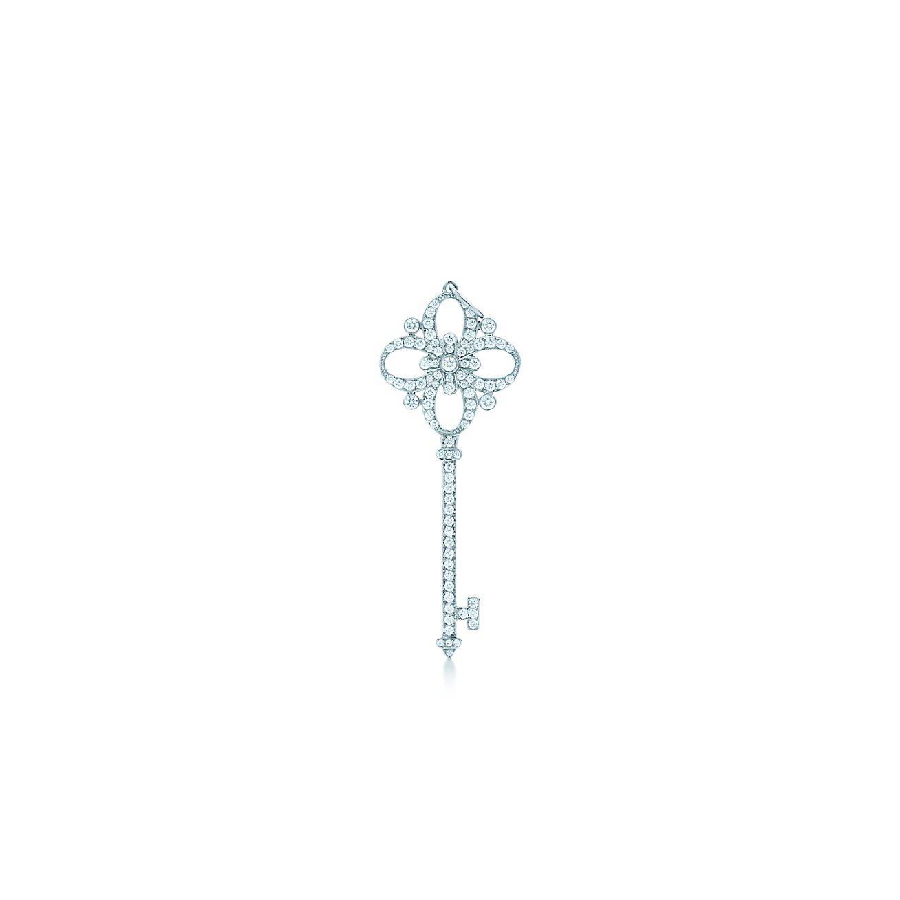 TIFFANY KEYS FLORET KEY PENDANT