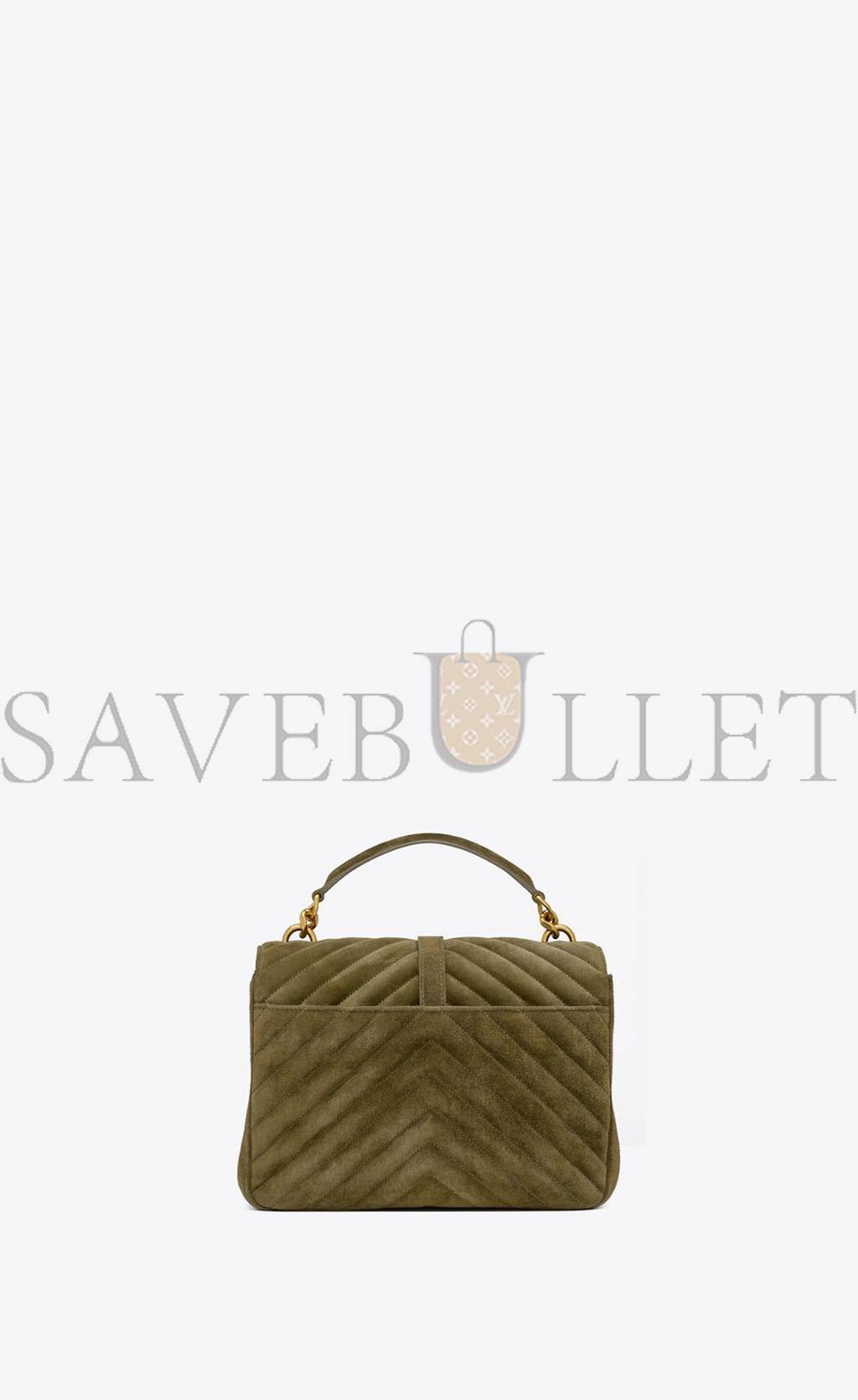 YSL COLLEGE MEDIUM IN QUILTED SUEDE 6002791U8073206 (24*17*6.5cm)